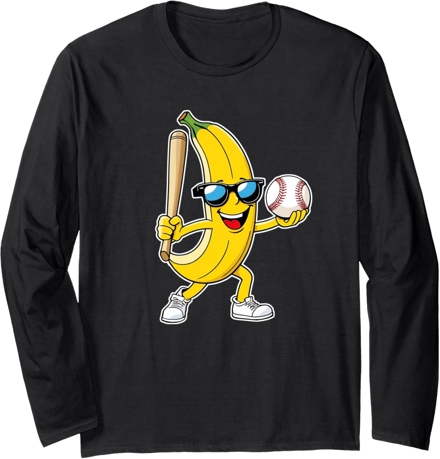 Banana Funny Bananas Men Women Kids Youth Long Sleeve T-Shirt