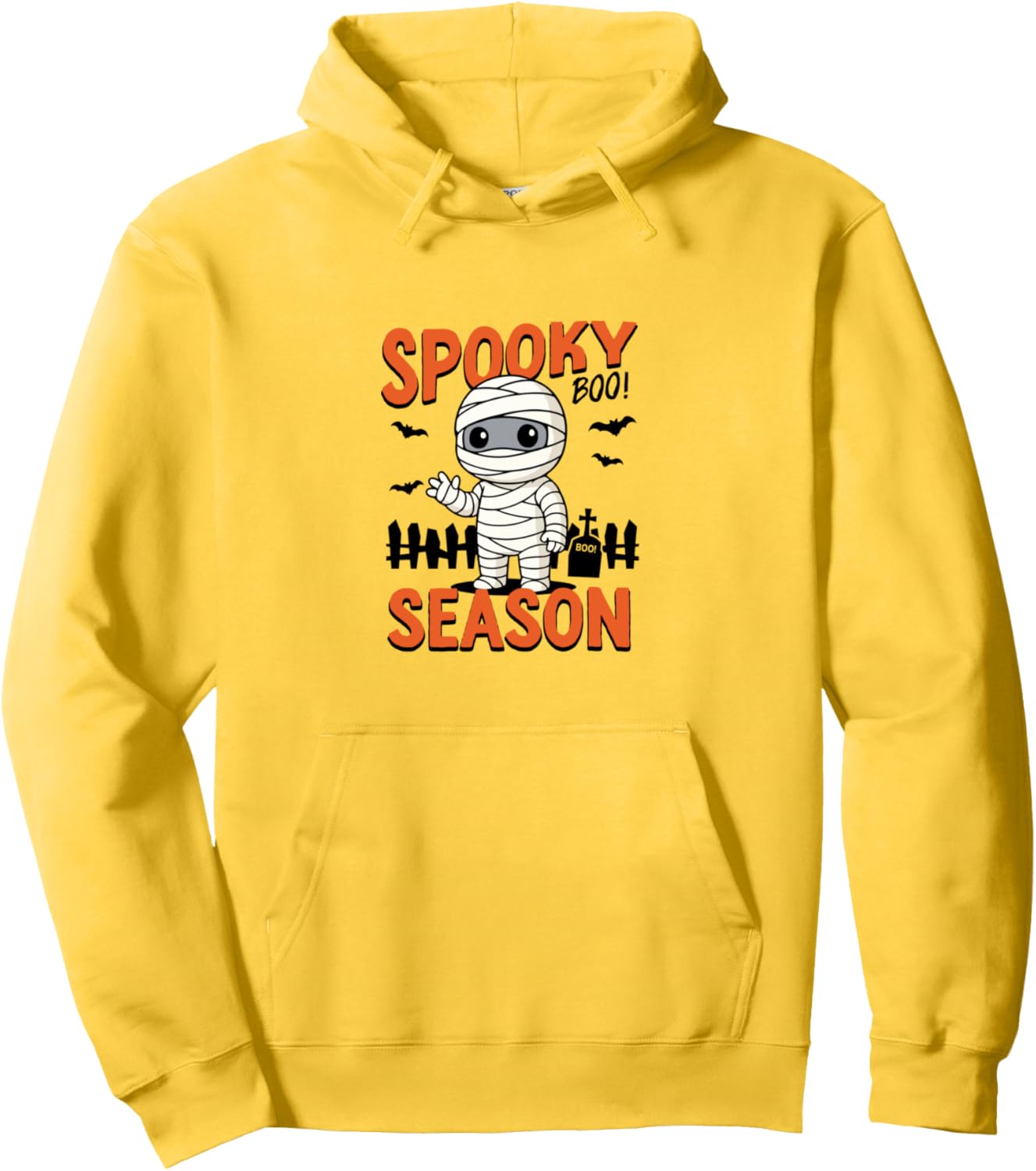 Halloween Spooky Season Mummy Pullover Hoodie