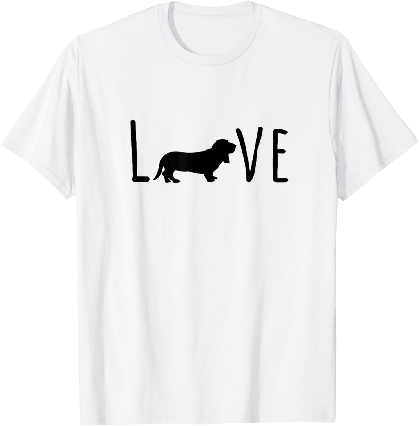 Bassett Hound Dog - Mom Dad Cute Funny T-Shirt for Men Women Kids