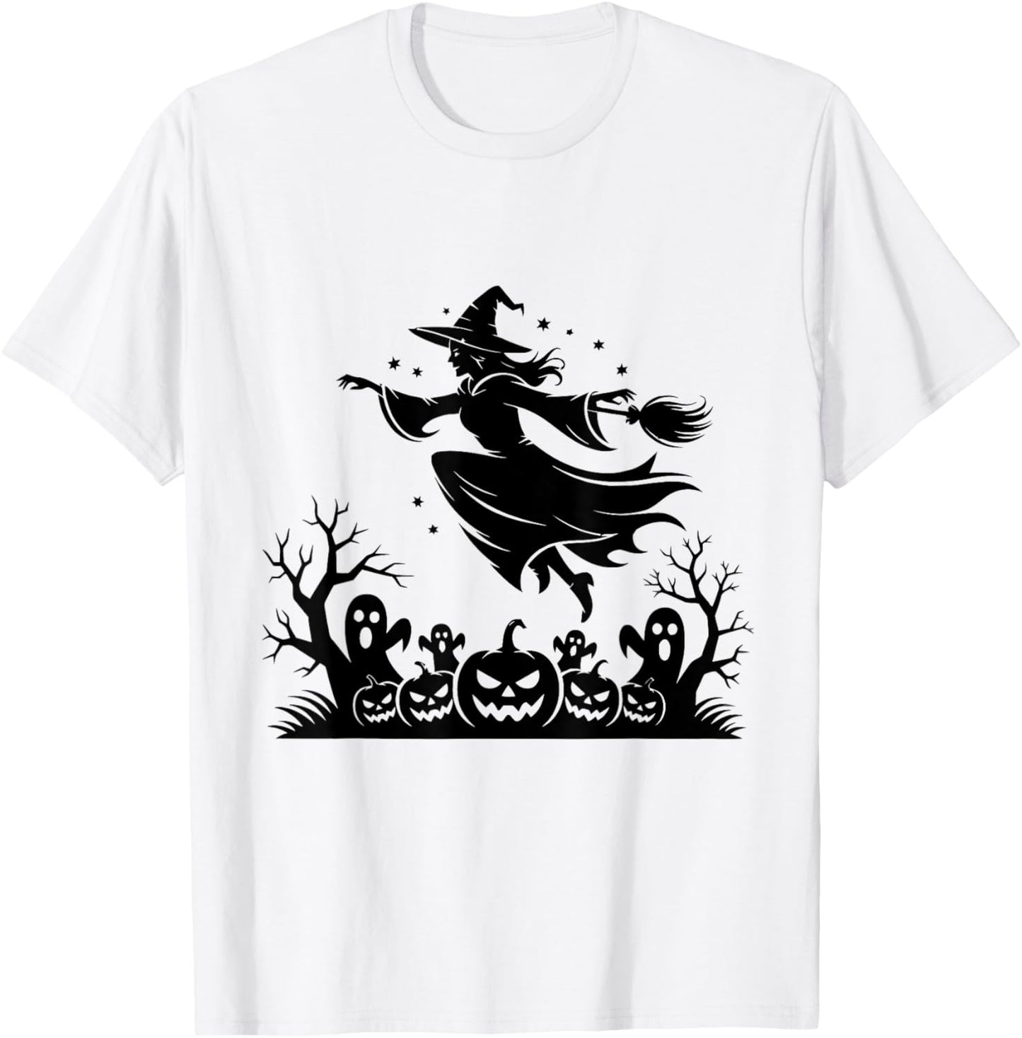 Halloween for Girls Women Boy Men Tee Spooky Season Pumpkin T-Shirt