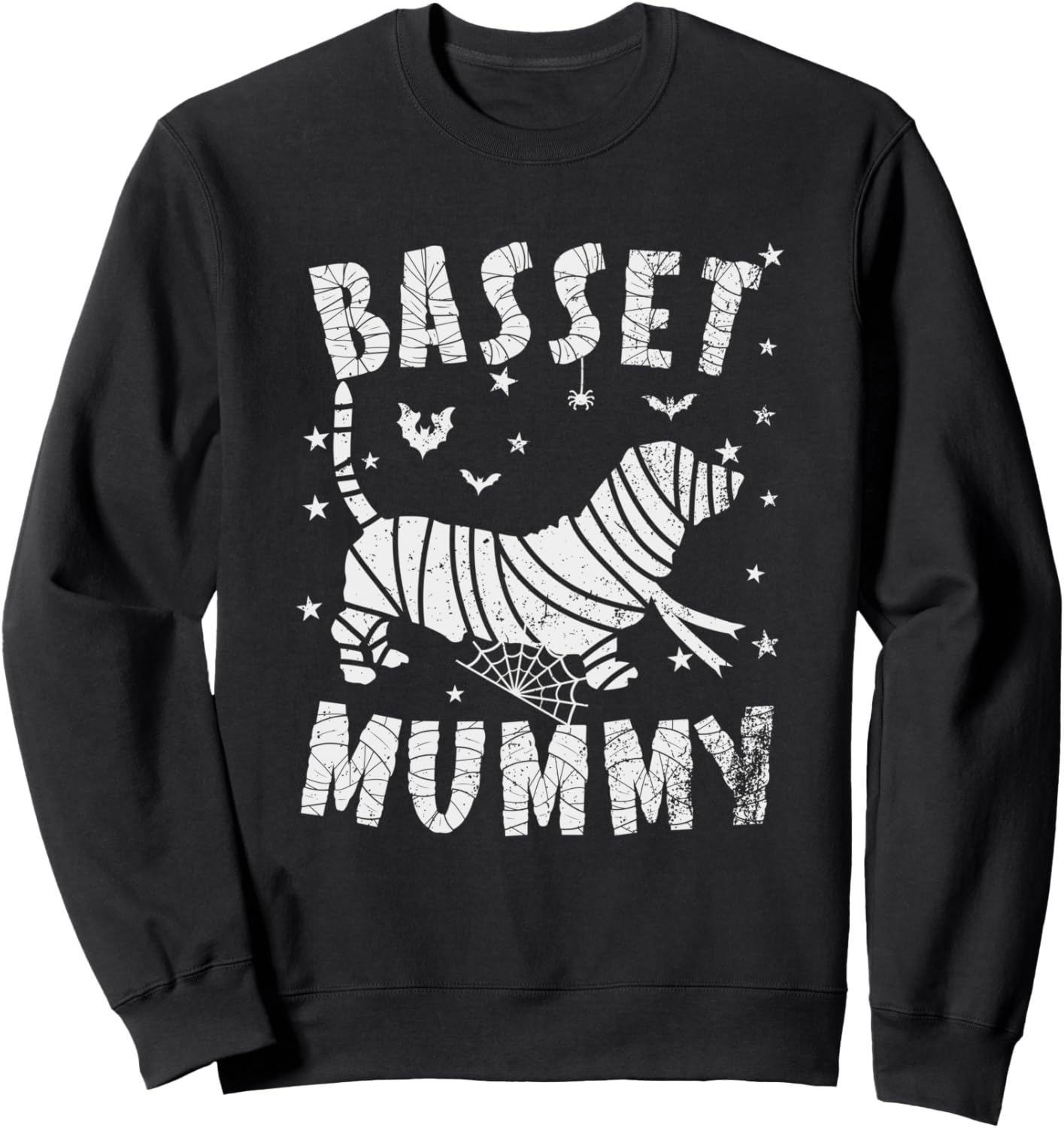 Basset Hound Mummy - Halloween Sweatshirt