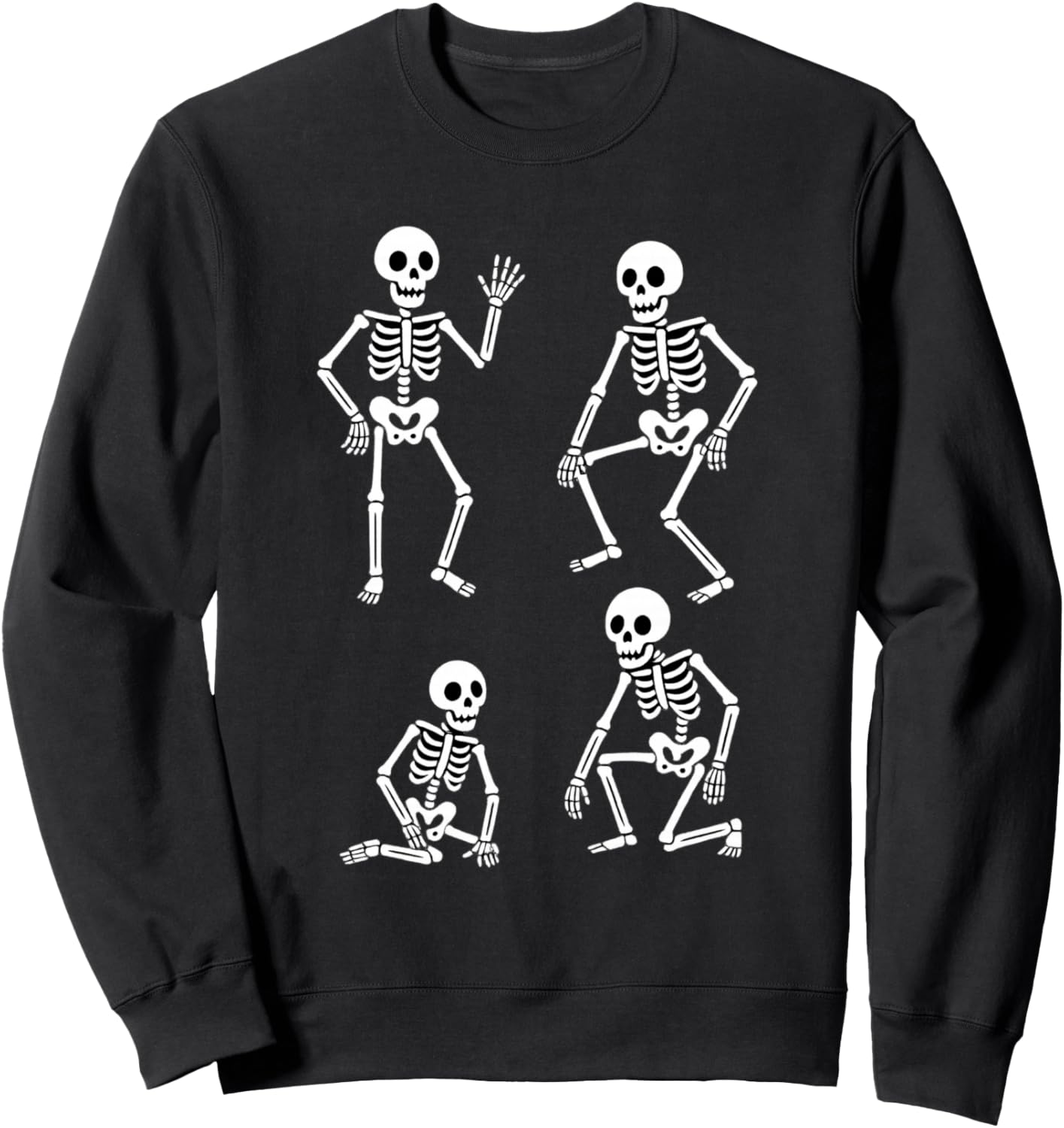 Halloween Party Skeletons Spooky Fun Dancing Skeleton Sweatshirt
