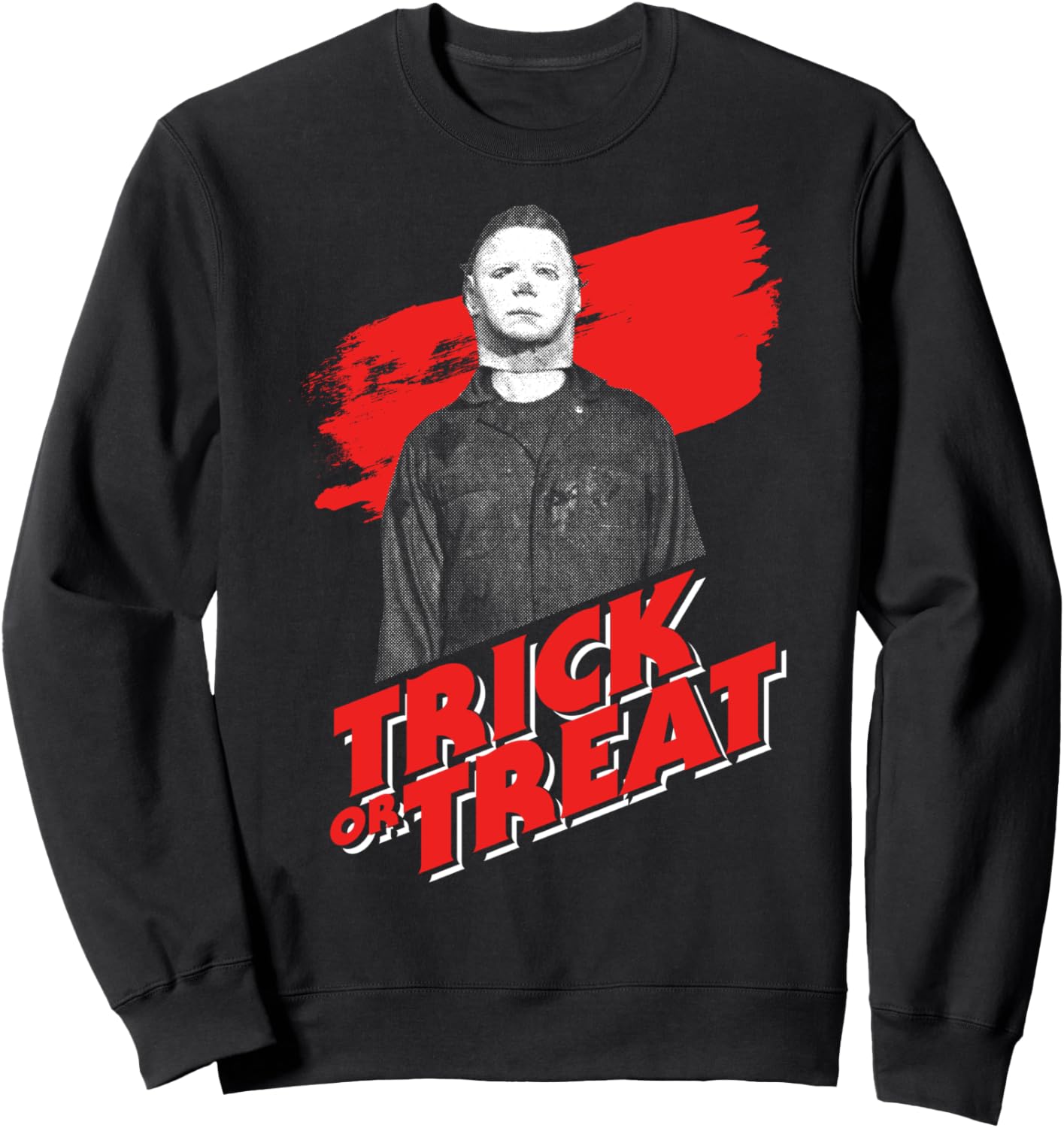 Halloween Michael Myers Trick Or Treat Portrait Sweatshirt
