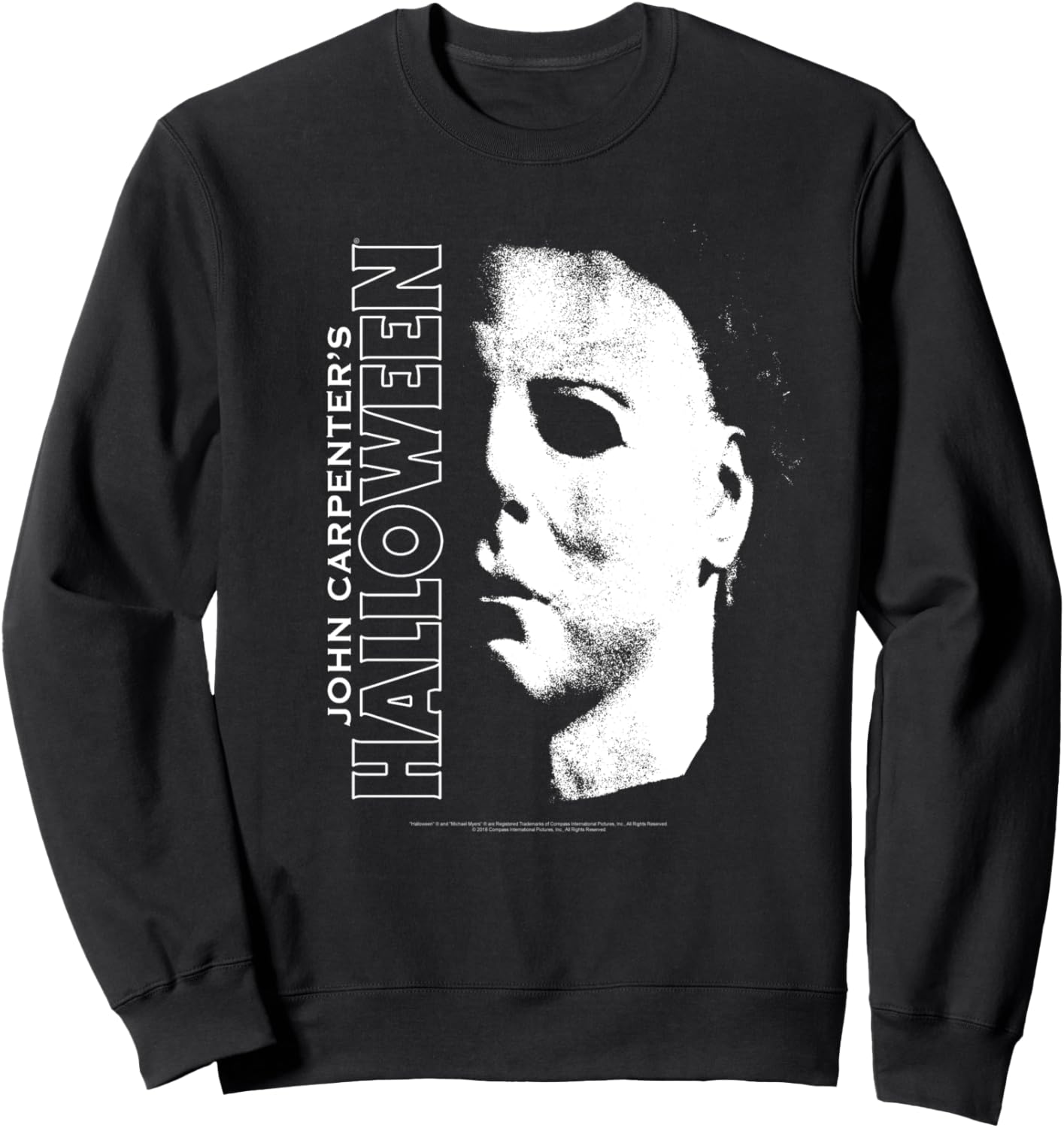 Halloween Michael Myers Large Face Sweatshirt