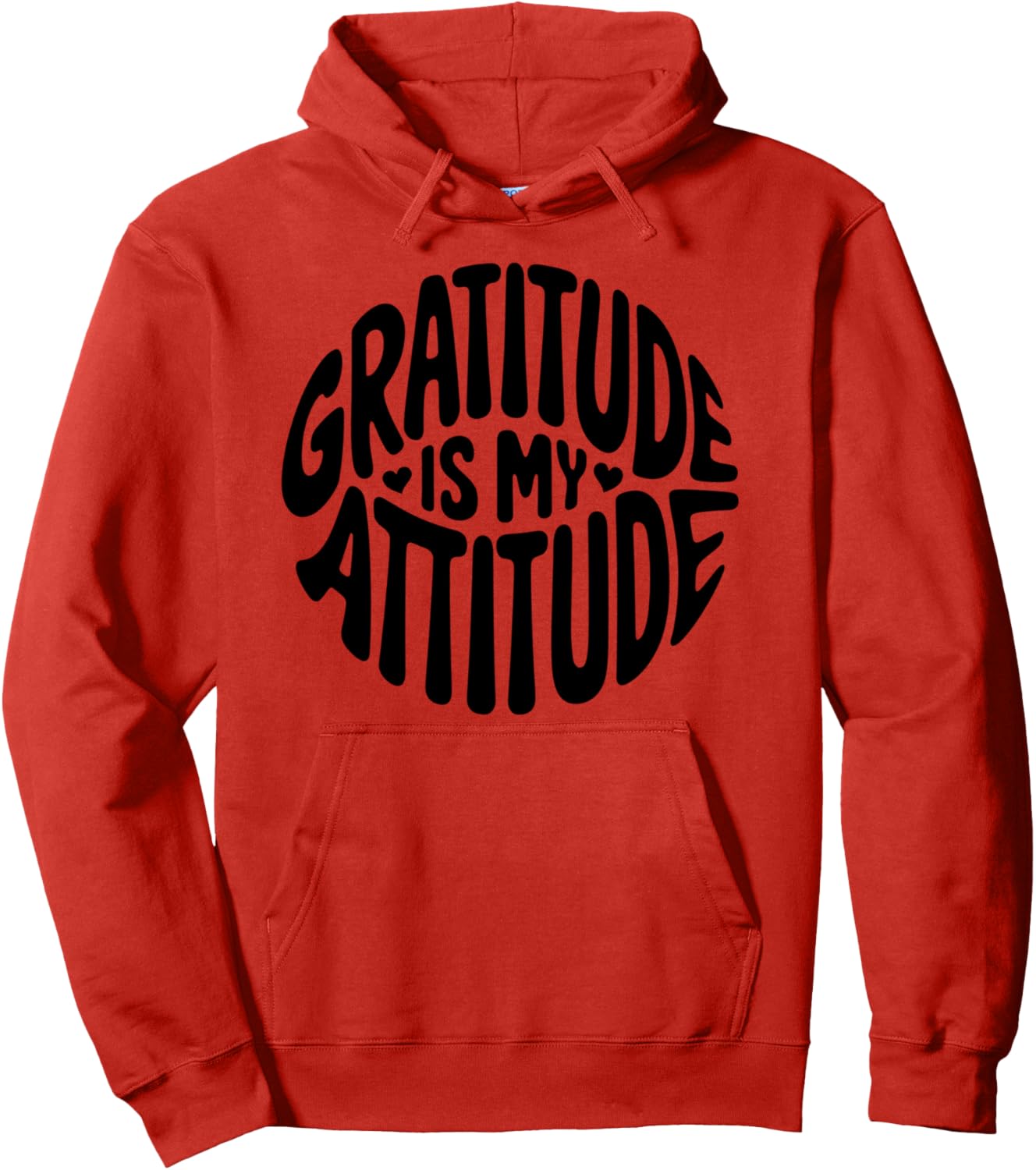 Gratitude Is My Attitude, Grateful Blessed Thanksgiving Pullover Hoodie