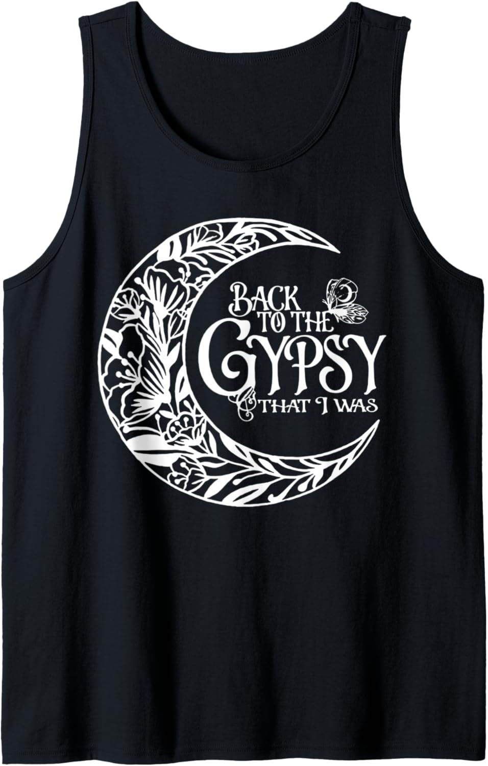 Back To The Gypsy That I Was Hippie Funny Classic Tank Top