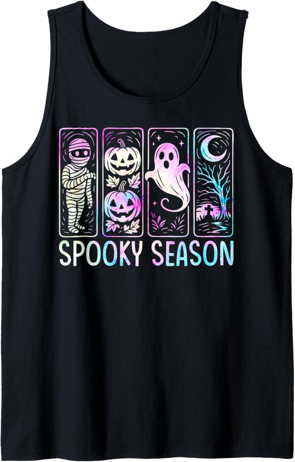 Halloween Horror Spooky Season Vintage Tank Top