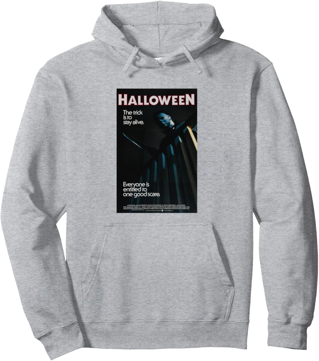 Halloween Michael Myers The Trick Is To Stay Alive Pullover Hoodie