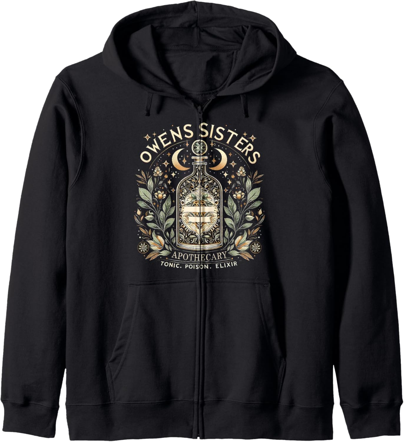 Halloween Sisters Practical Magic Girls Womans Zip Hoodie