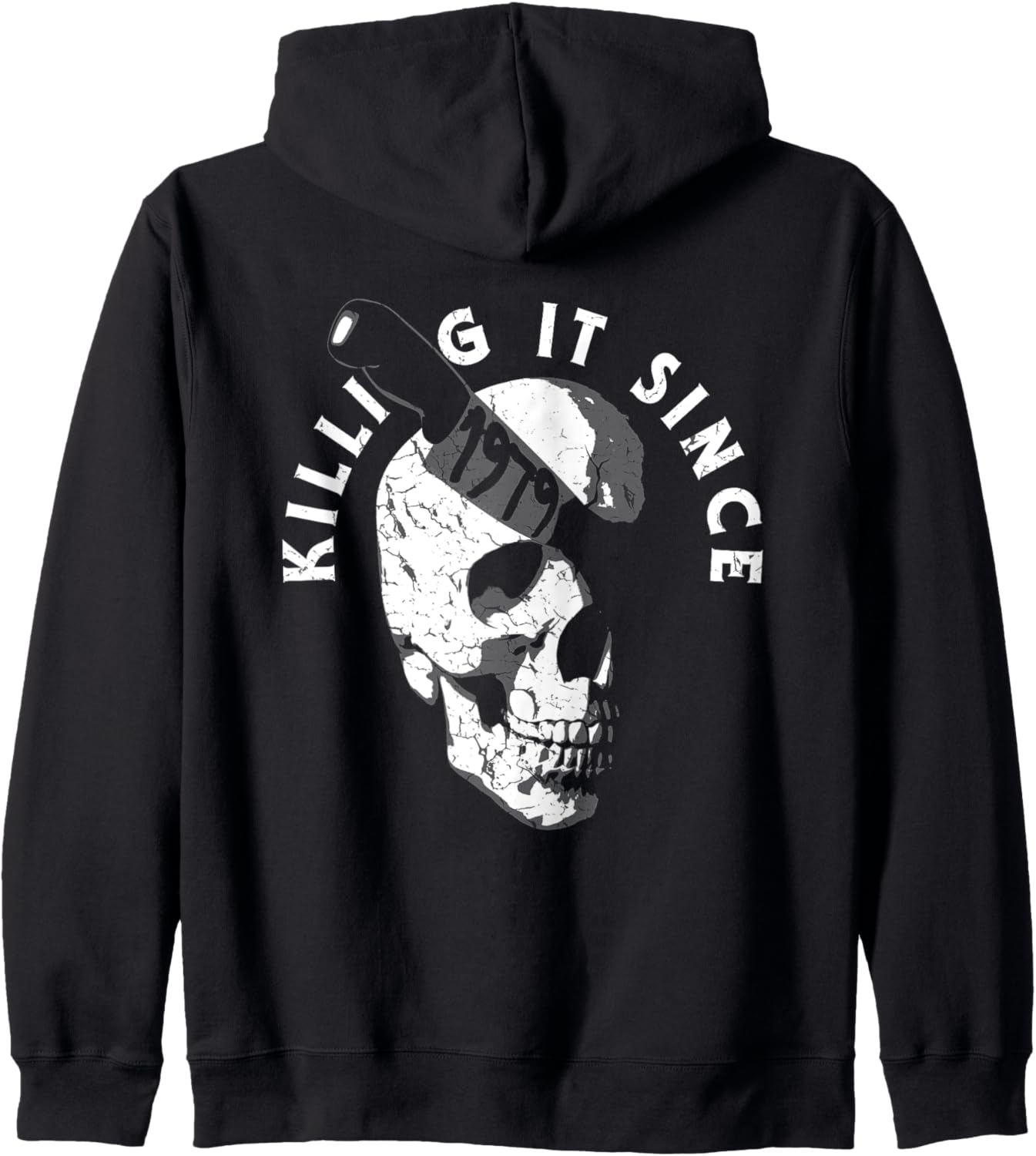 Halloween Killing it Since 1979 Funny Zip Hoodie