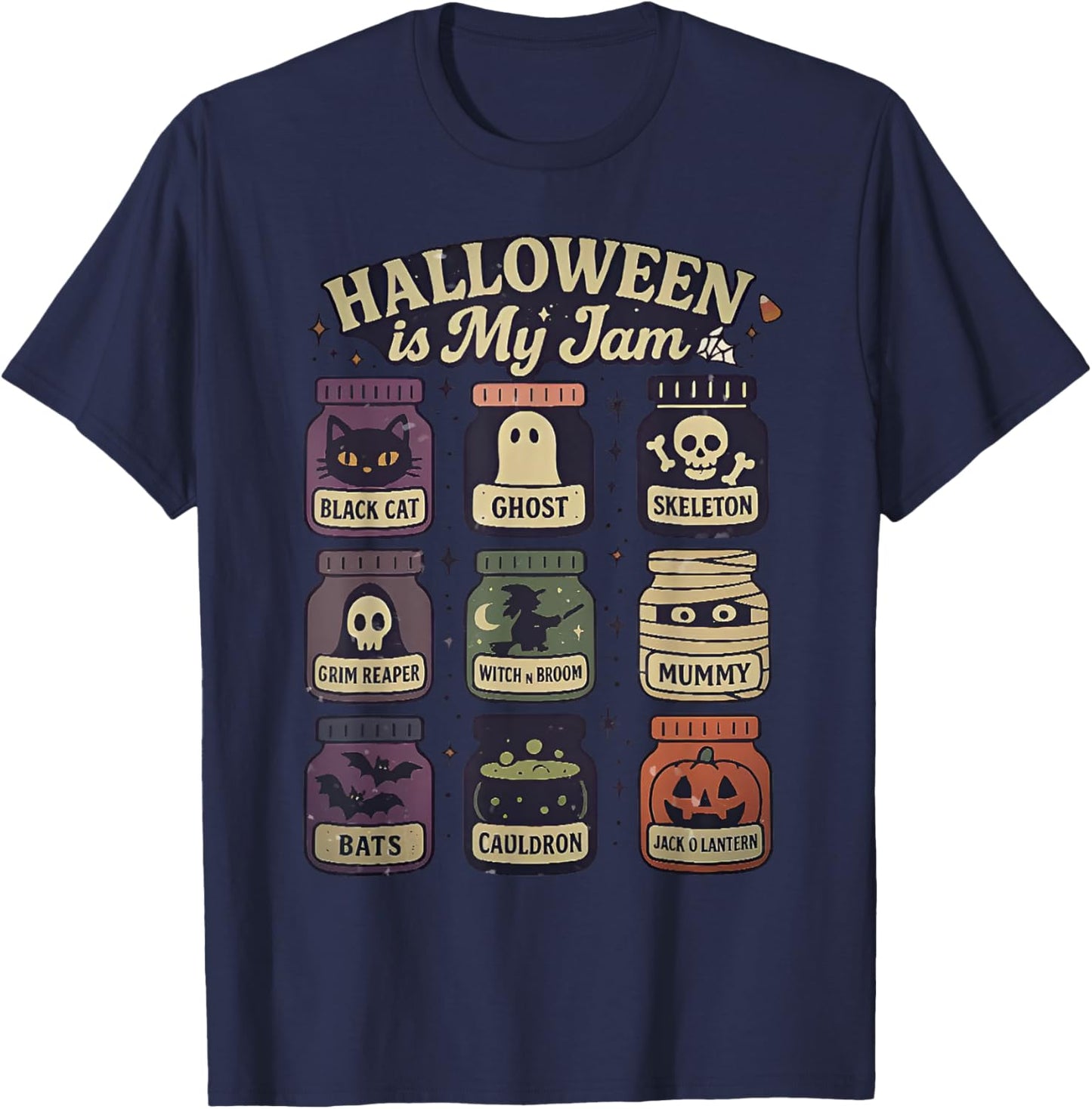 Halloween is My Jam Pumpkin Scary Fall Autumn Spooky Season T-Shirt