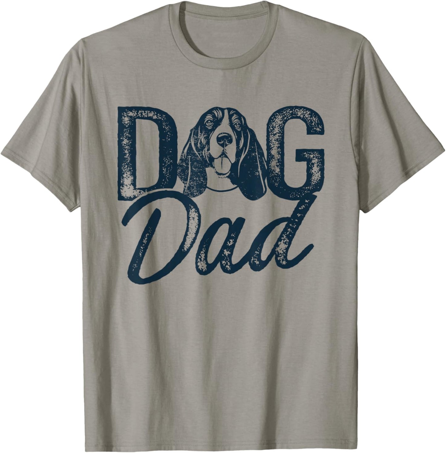 Basset Hound Dog Dad T-Shirt for Men