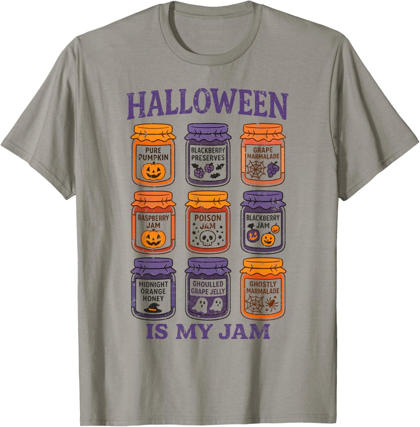 Halloween is My Jam Pumpkin Scary Fall Autumn Spooky Season T-Shirt