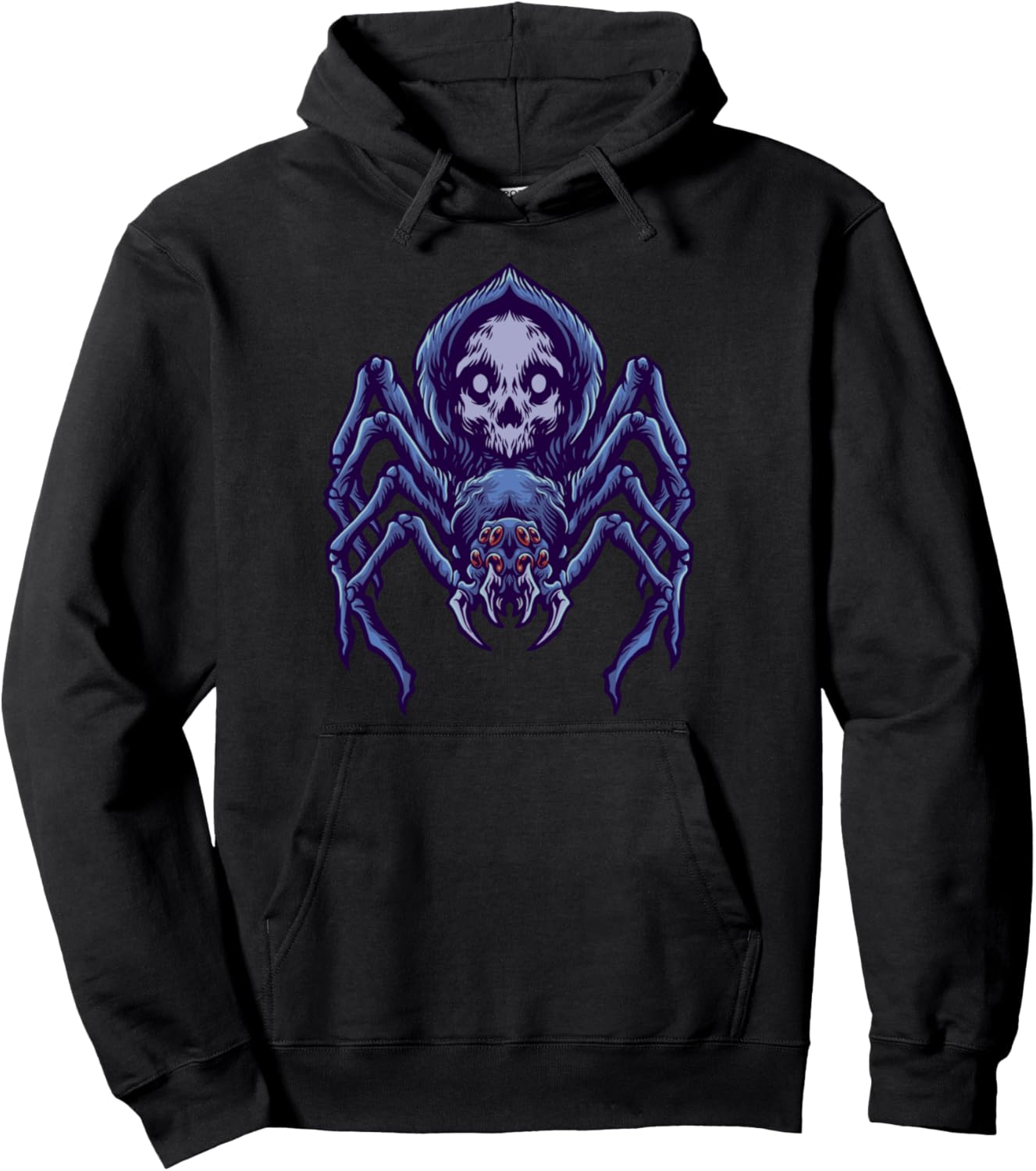 Halloween Spider Skull Tarantula Scary Spider Pullover Hoodie
