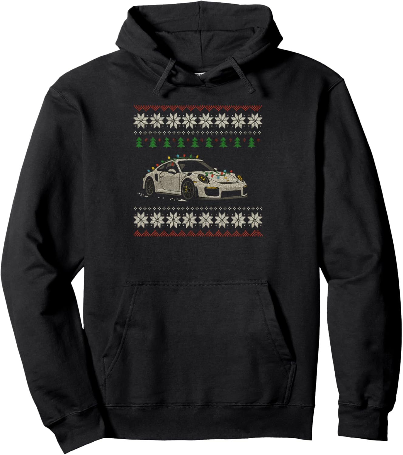 GT2 RS German Sports Car Ugly Christmas Sweater Pullover Hoodie