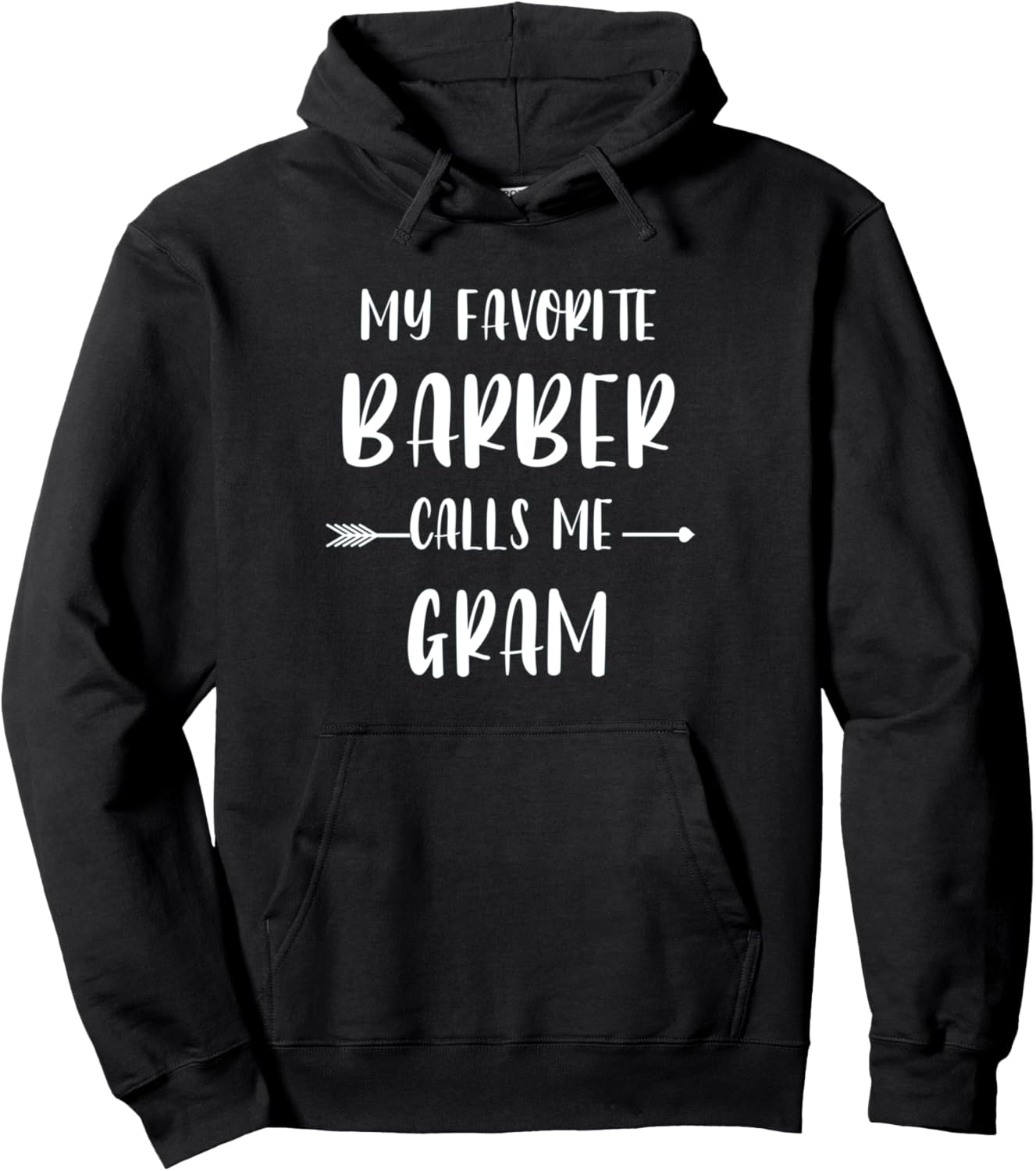 Barber My Favorite Barber Calls Me Gram Vintage Xmas Pullover Hoodie