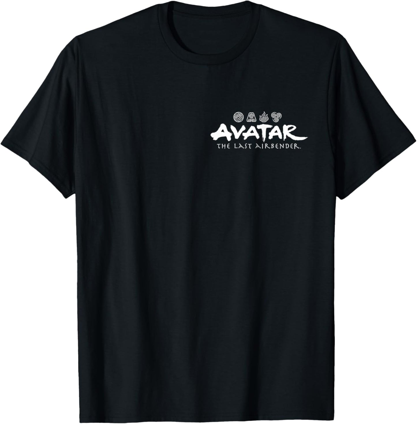Avatar The Last Airbender Zuko With Flames In Circle T-Shirt
