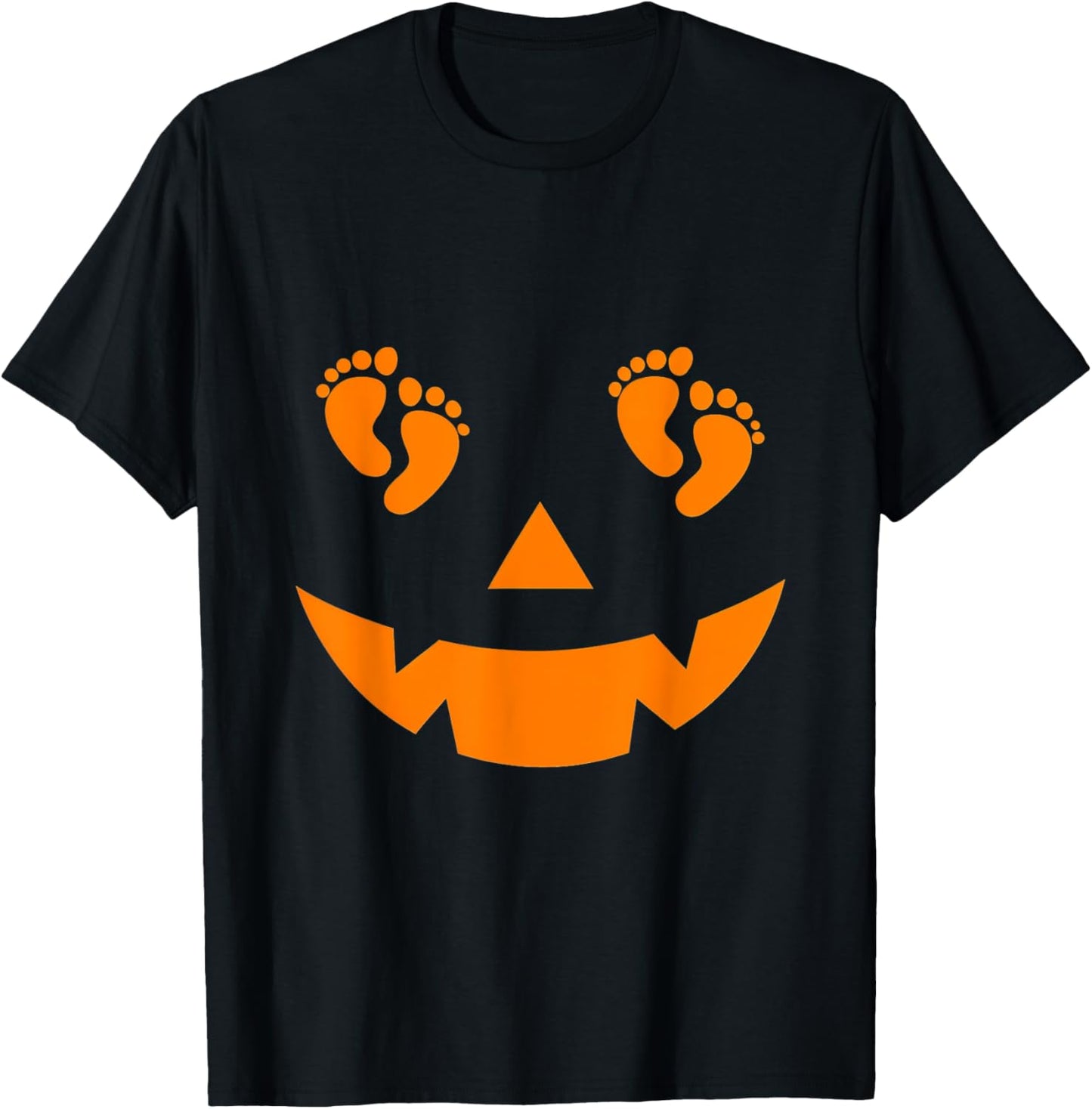 Baby Feet Pumpkin Halloween Nurse Spooky Nurse T-Shirt