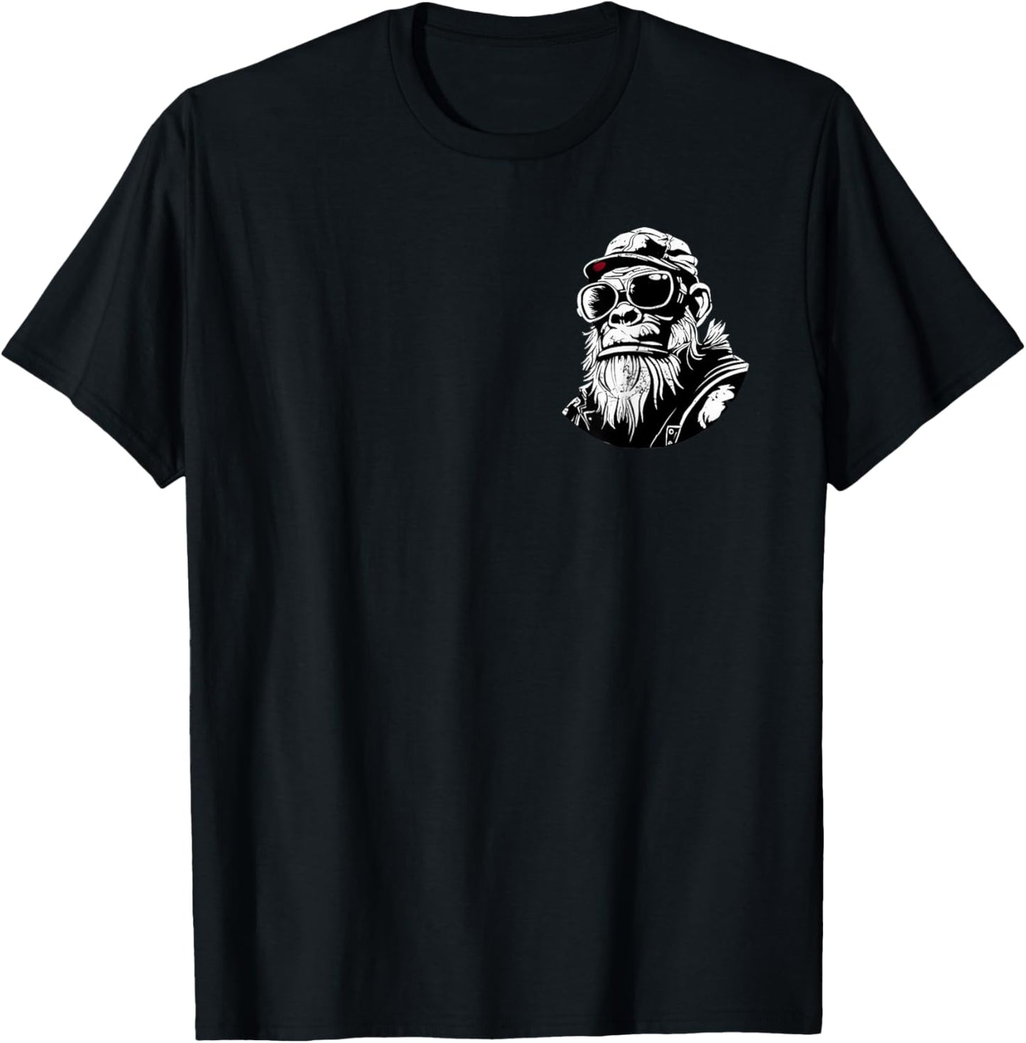 Grumps Like A Regular Grandpa Only Grumpier Monkey T-Shirt