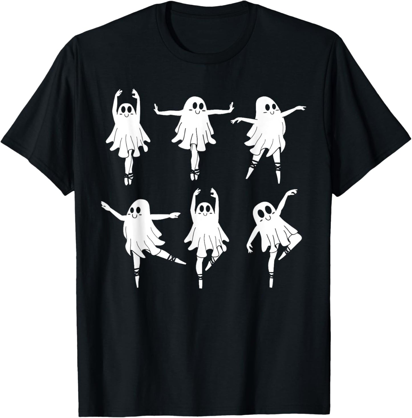 Ballet Ghost Dancer Spooky Dance Teacher Halloween Costume T-Shirt