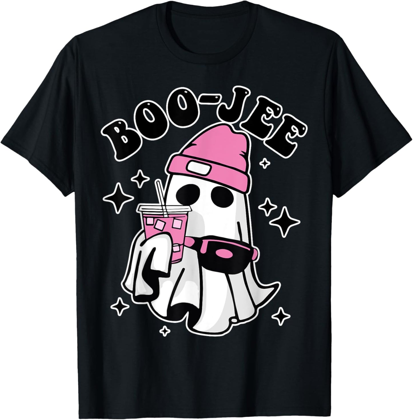 Groovy Spooky Season Cute Ghost Halloween Boujee Boo-Jee T-Shirt