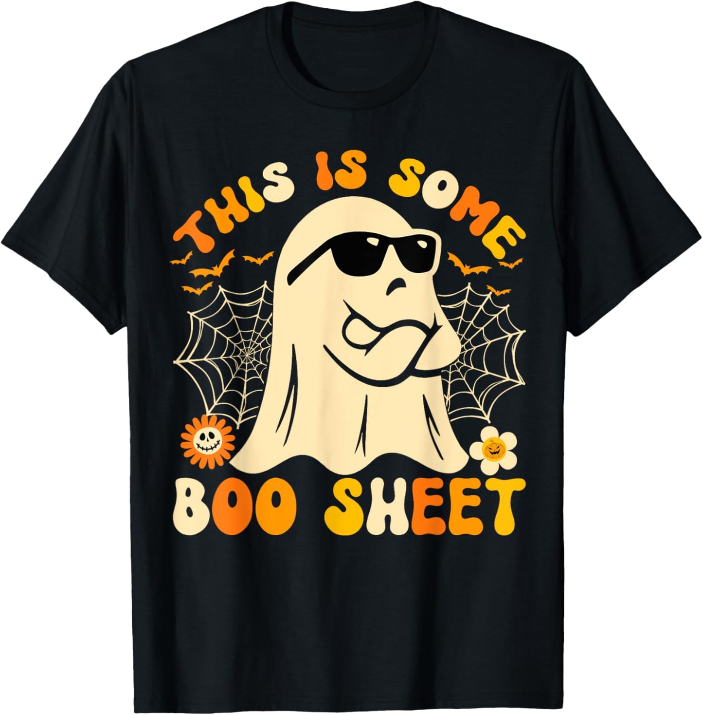 Halloween Costume Pumpkin Skeleton Horror Ghost Witch Horror T-Shirt