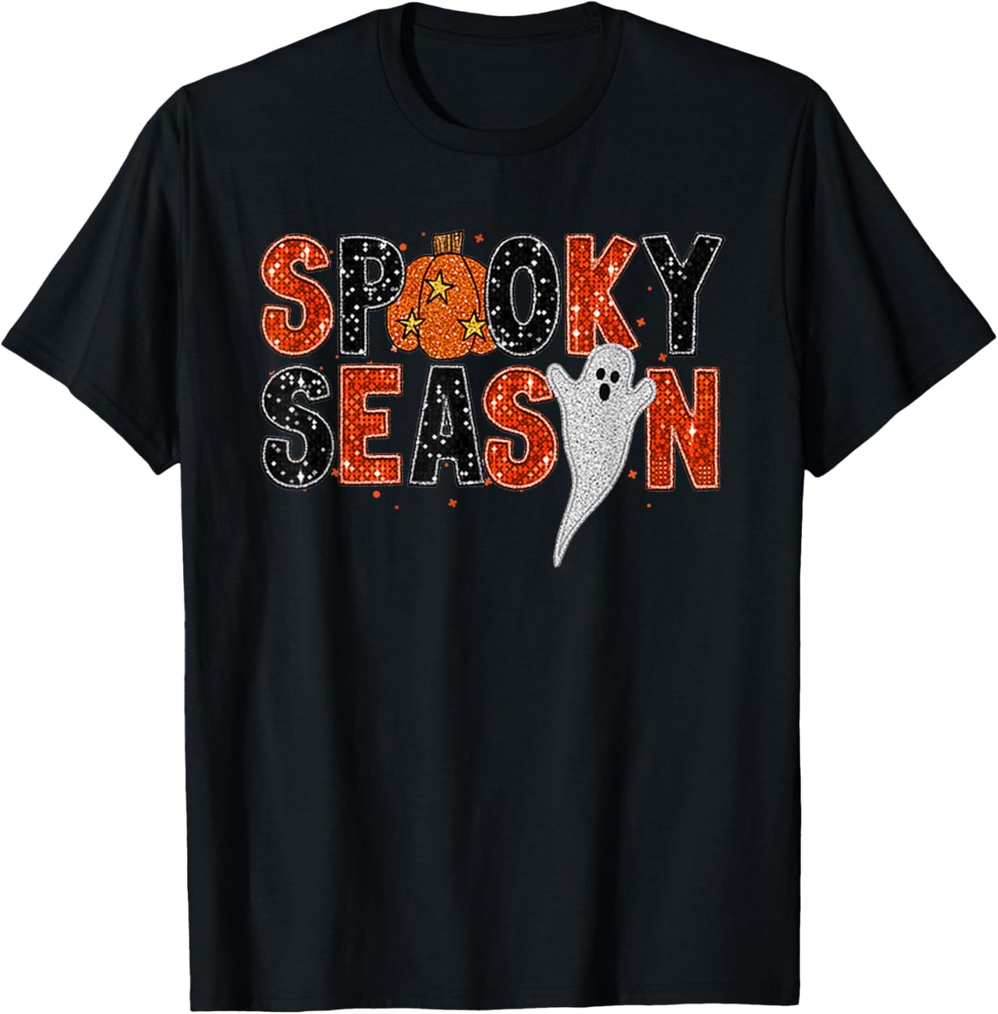 Halloween Ghost Spooky Season Costume Men Women Kids T-Shirt