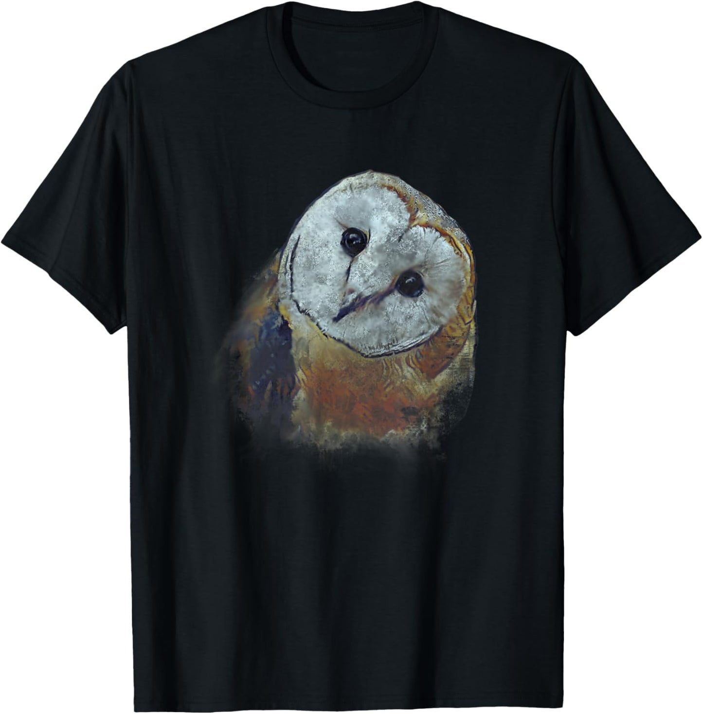 Barn Owl Painting Owl Art T-Shirt