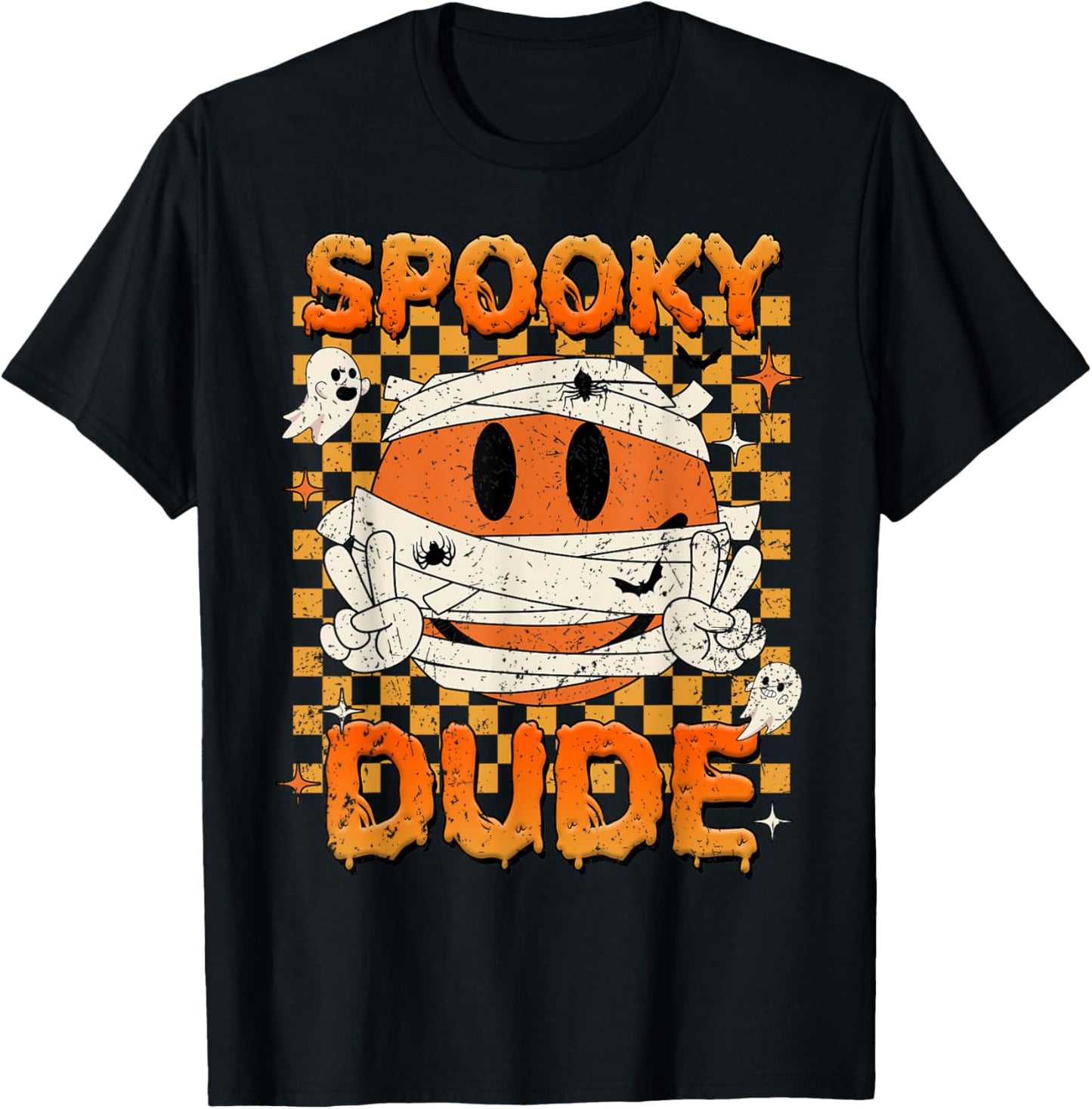 Halloween Spooky Smile Face Fall Pumpkin Season Women Men T-Shirt