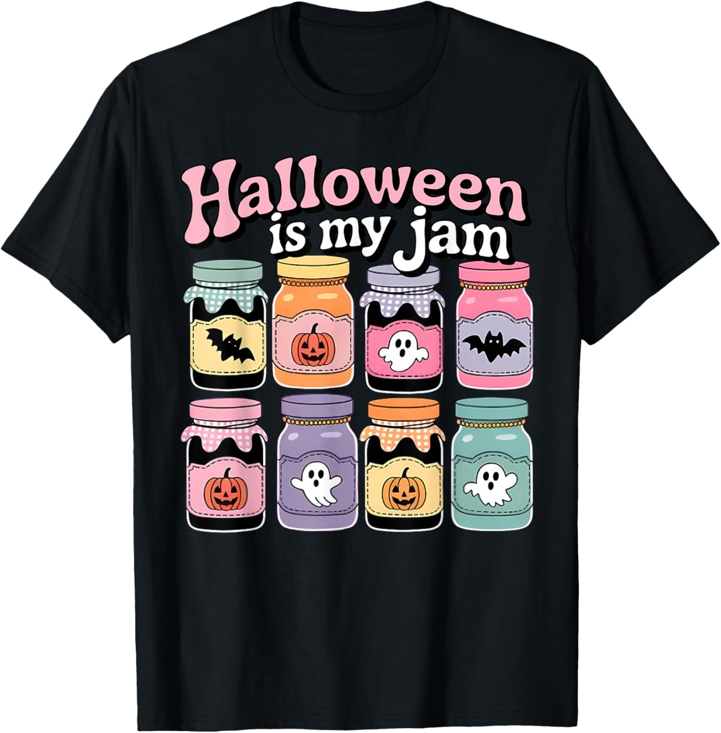 Halloween Is My Jam Pumpkin Scary Fall Autumn Spooky Season T-Shirt