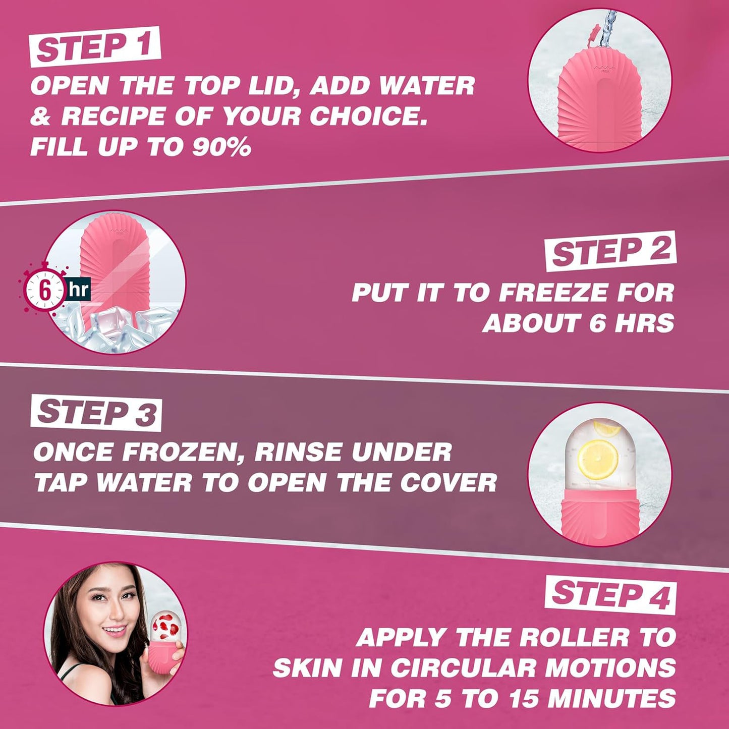 Ice Roller for Face and Eye Glow Naturally and Skincare