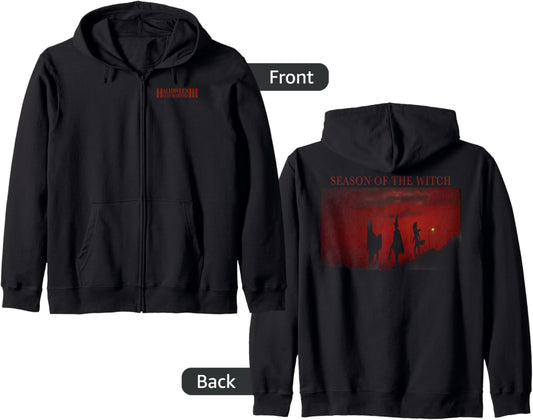 Halloween 3 Season Of The Witch Logo Front &amp; Back Zip Hoodie