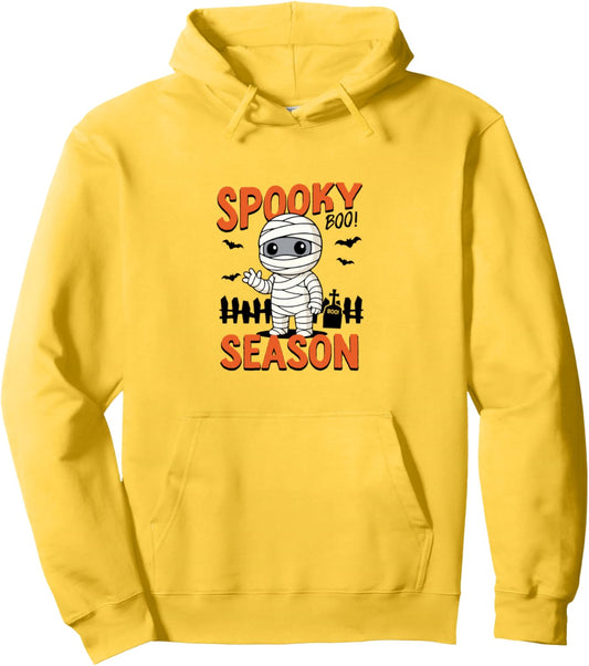 Halloween Spooky Season Mummy Pullover Hoodie