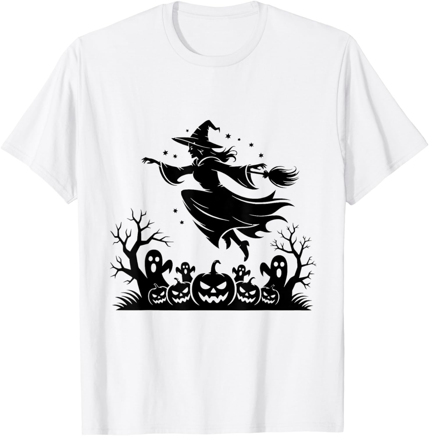 Halloween for Girls Women Boy Men Tee Spooky Season Pumpkin T-Shirt