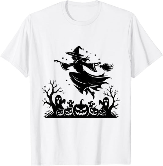 Halloween for Girls Women Boy Men Tee Spooky Season Pumpkin T-Shirt