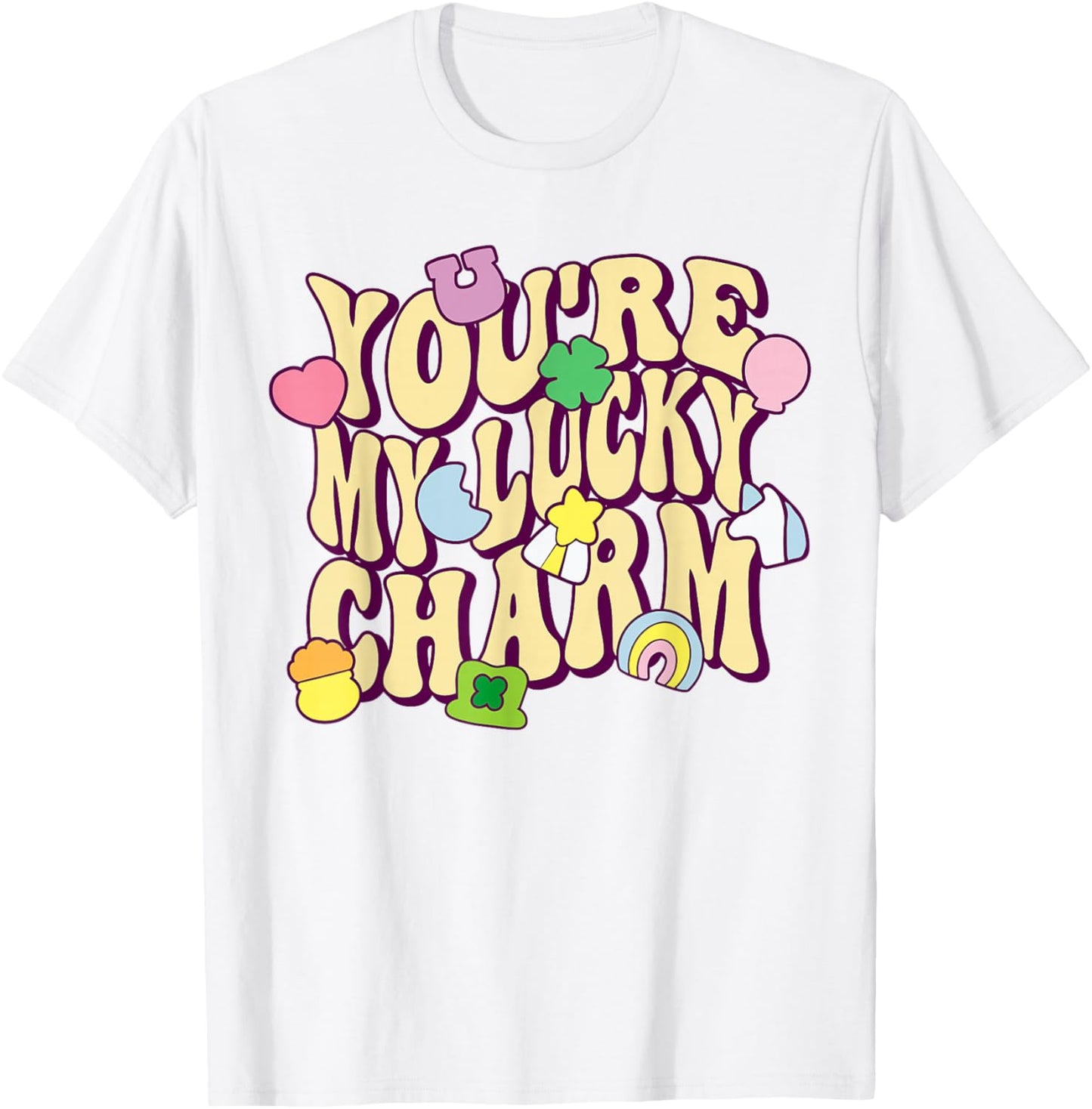 Groovy You're My Lucky Charm Feeling Lucky St.Patrick' Day T-Shirt