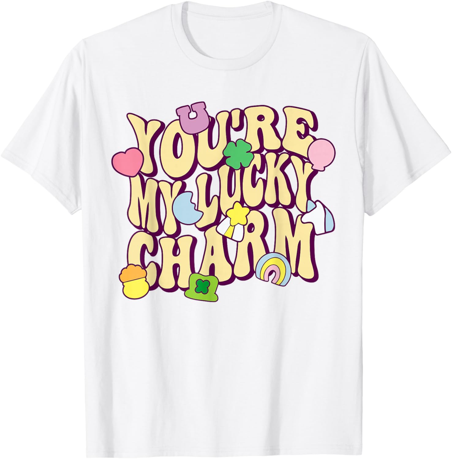 Groovy You're My Lucky Charm Feeling Lucky St.Patrick' Day T-Shirt