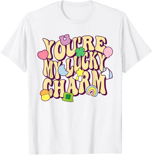 Groovy You're My Lucky Charm Feeling Lucky St.Patrick' Day T-Shirt
