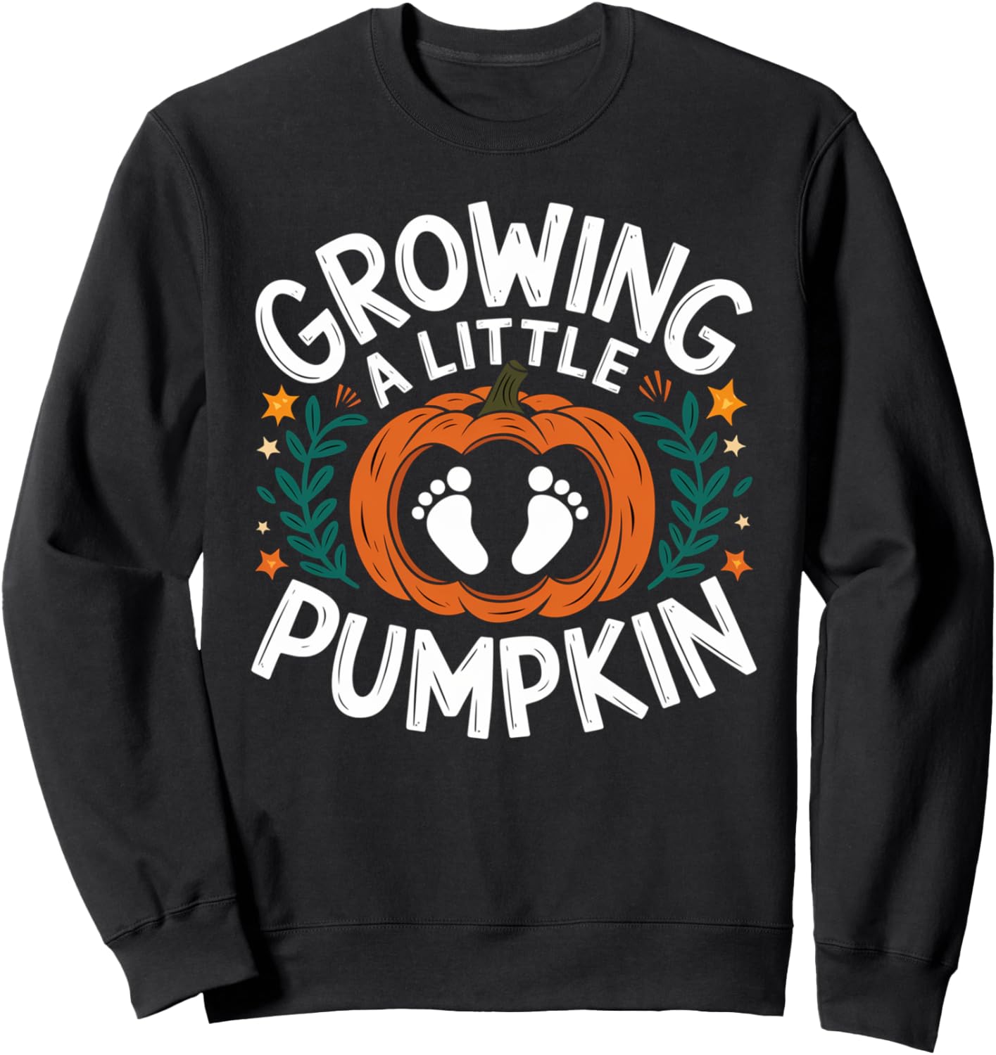 Growing A Little Pumpkin Thanksgiving Pregnancy Announcement Sweatshirt