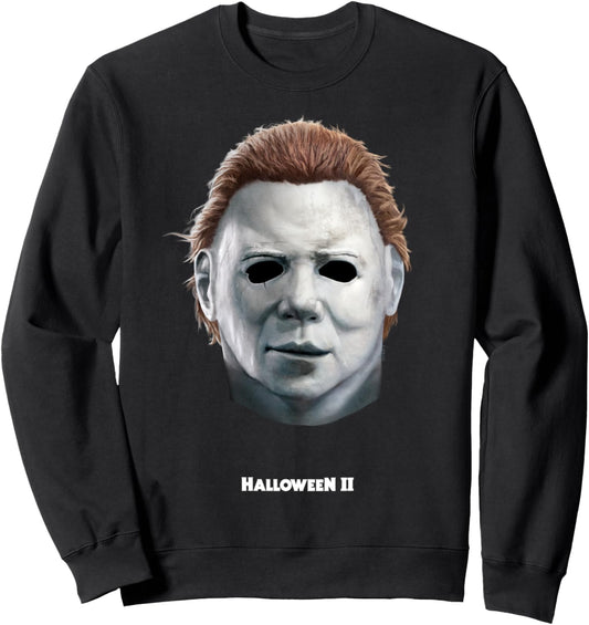 Halloween II Michael Myers Big Face Costume Sweatshirt