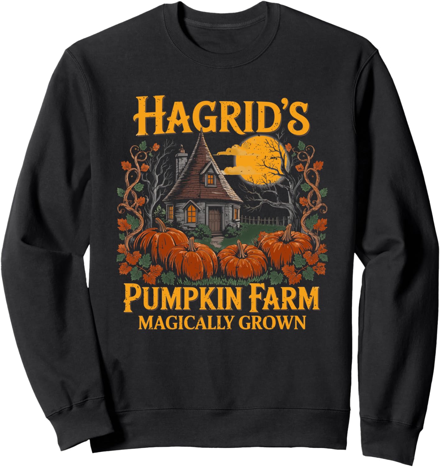 Hagrids Pumpkin Farm Spooky Season Halloween Fun Sweatshirt