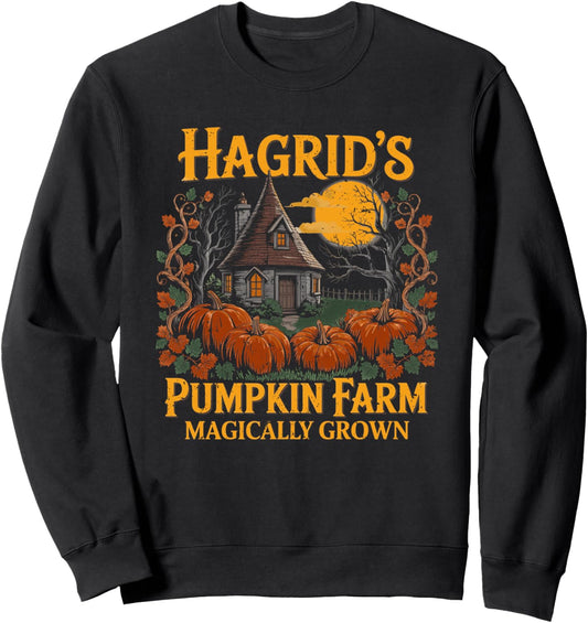 Hagrids Pumpkin Farm Spooky Season Halloween Fun Sweatshirt