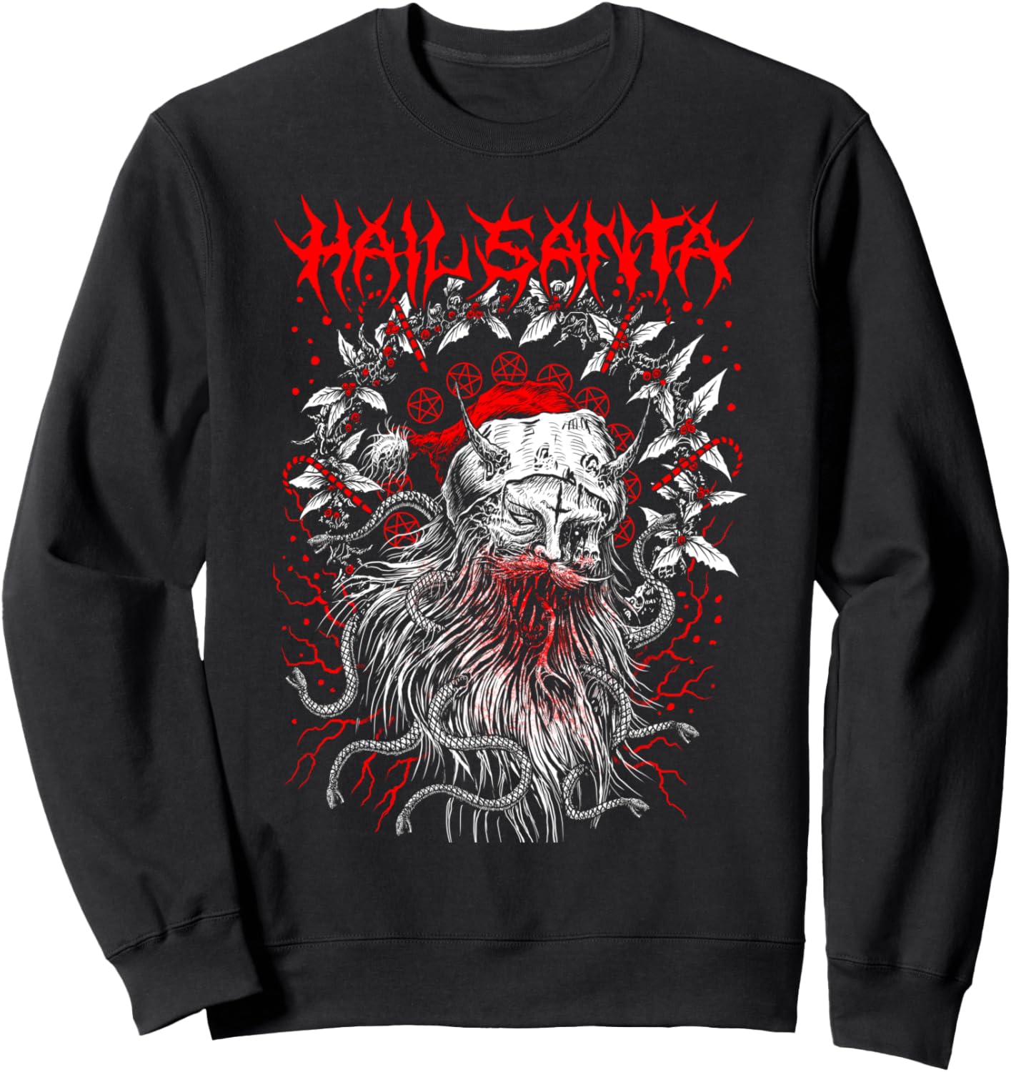 Hail Santa: Satanic Christmas by VampireFreaks Sweatshirt