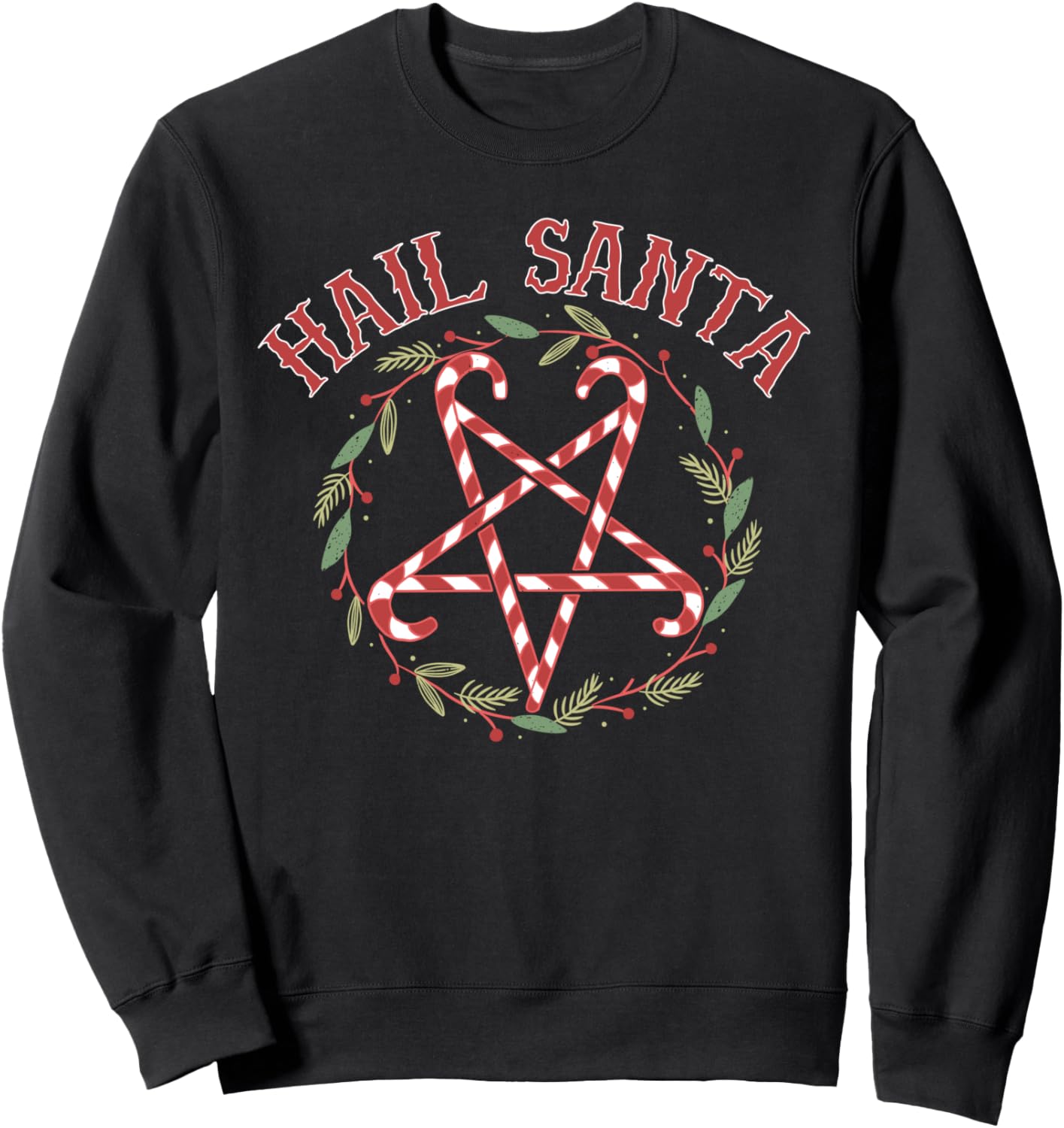 Hail Santa Christmas Krampus Clothing Sweatshirt