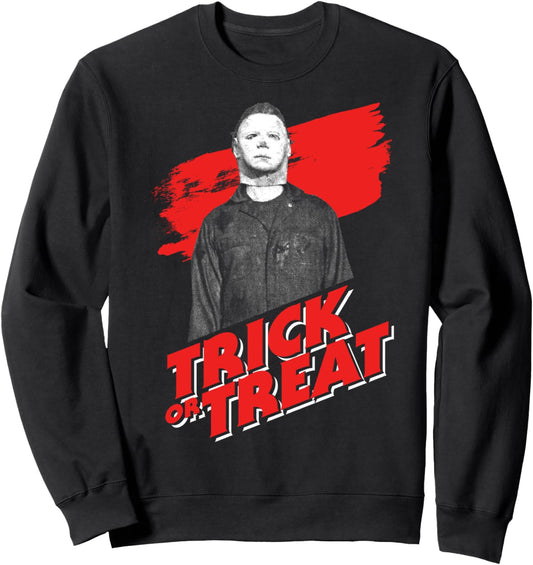 Halloween Michael Myers Trick Or Treat Portrait Sweatshirt