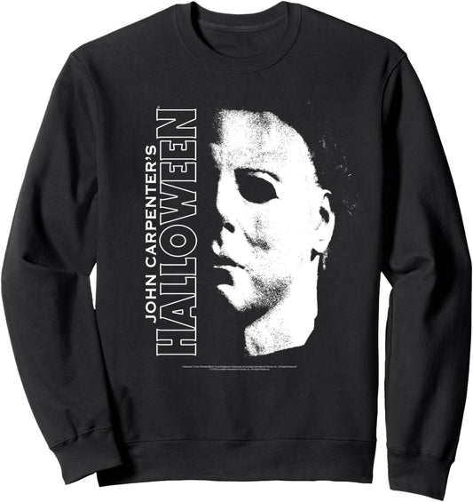 Halloween Michael Myers Large Face Sweatshirt