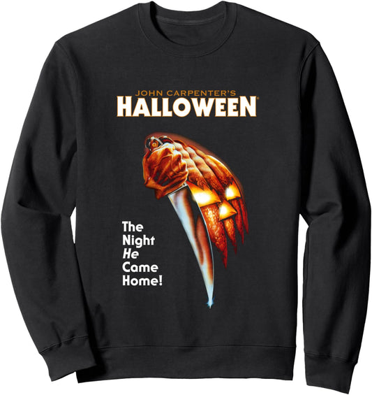 Halloween Pumpkin The Night He Came Home Sweatshirt