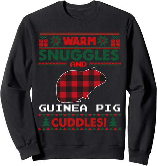 Guinea Pig Christmas Pajama Shirt Ugly Christmas Sweater Sweatshirt