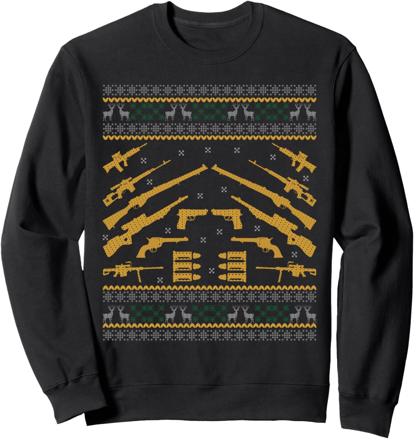 Gun Rights 2nd Amendment Pistol Guns Ugly Christmas Sweater Sweatshirt