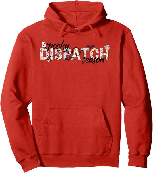 911 Dispatcher Halloween Police Dispatch Thin Gold Line Life Pullover Hoodie